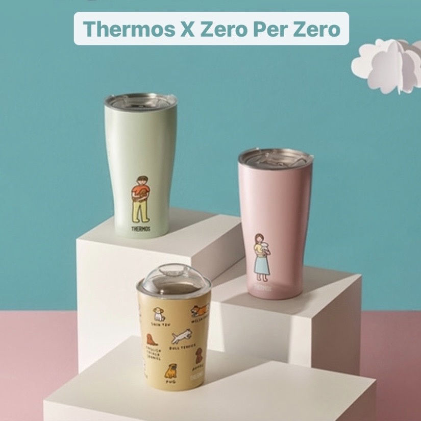 韓國代購 韓國膳魔師 Thermos X Zero Per Zero 聯名款保冷杯 保溫杯 飲料杯 啤酒杯 環保杯