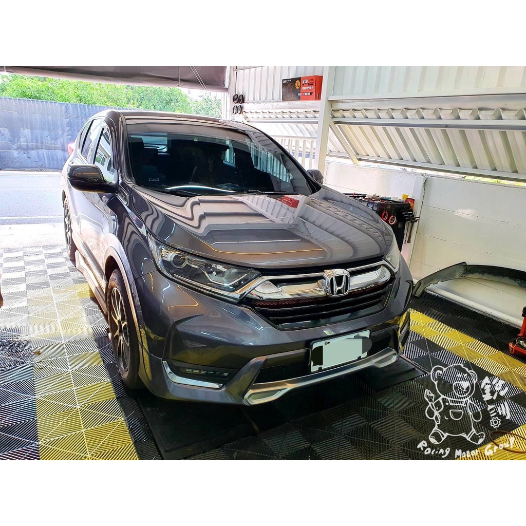 銳訓汽車配件精品 Honda CRV 5代 安裝 MO款空力套件 前下巴+後下巴 (含烤漆)