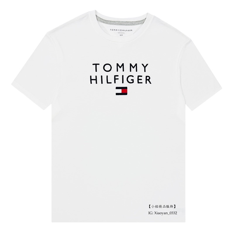 【小榕精品服飾】Tommy 專櫃新款電繡Logo短袖（灰白藍三色）tommy短袖