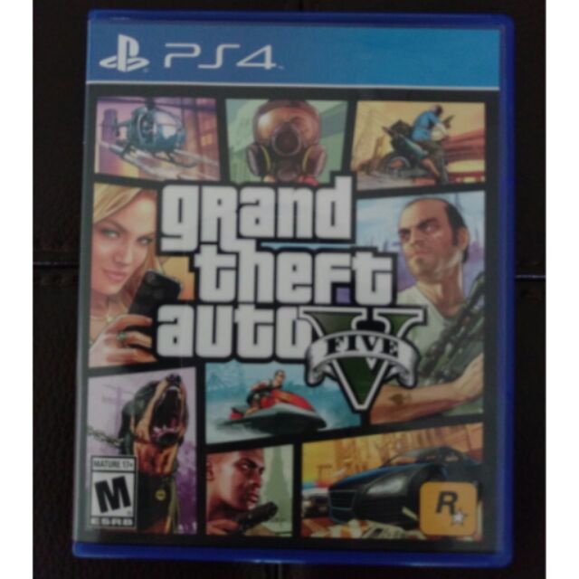 PS4 免運費 中文版 GTA5 GTA 5 光碟無刮