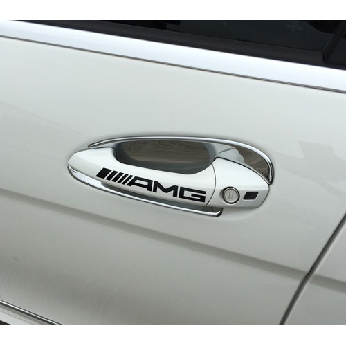圓夢工廠 Benz 2012~15 C204 C180 C250 C350 C63 改裝 鍍鉻銀 車門把手防刮內襯飾貼