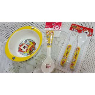 妖怪手錶兒童碗 湯匙 餐具組 妖怪手錶叉匙組 台灣製兒童餐具