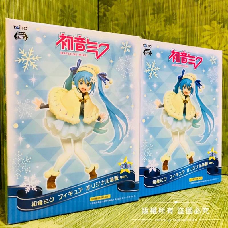 正版日版taito 冬服初音雪初音景品公仔非春服夏服秋服黏土人gsc Figma Pvc 金證 蝦皮購物