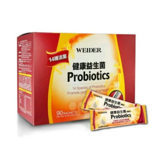 現貨 WEIDER 威德 健康益生菌&amp;檸檬酸鈣 顆粒 3g X 90包  菌