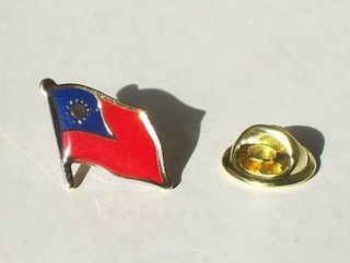 可欣臺灣精品：中華民國國旗徽章（1.3公分）200枚
