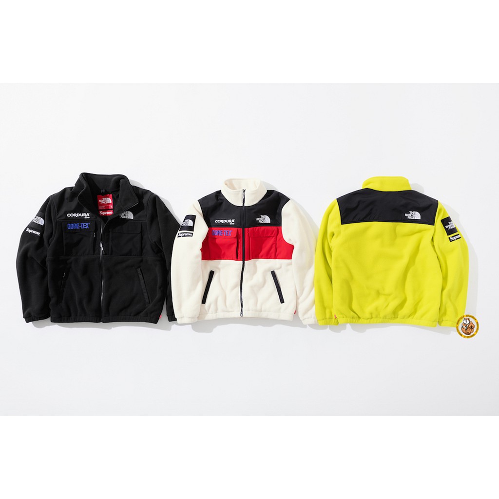 supreme x the north face expedition fleece jacket