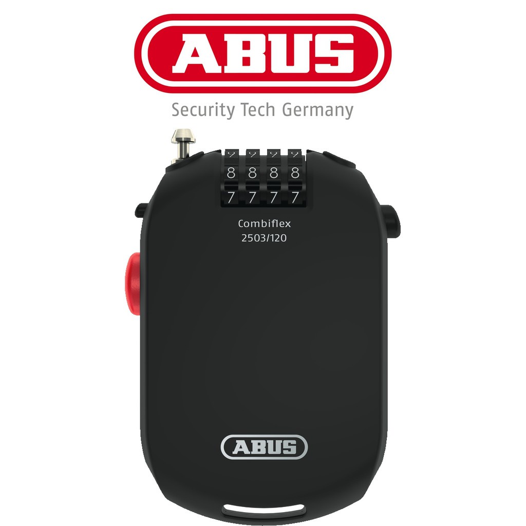 摩斯達公司貨 德國 ABUS 安全帽鎖密碼鎖 CombiFles 2503 120cm