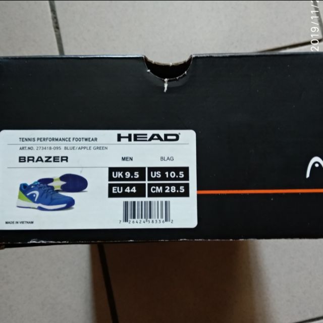 HEAD BRAZER 網球鞋 零碼 僅一雙