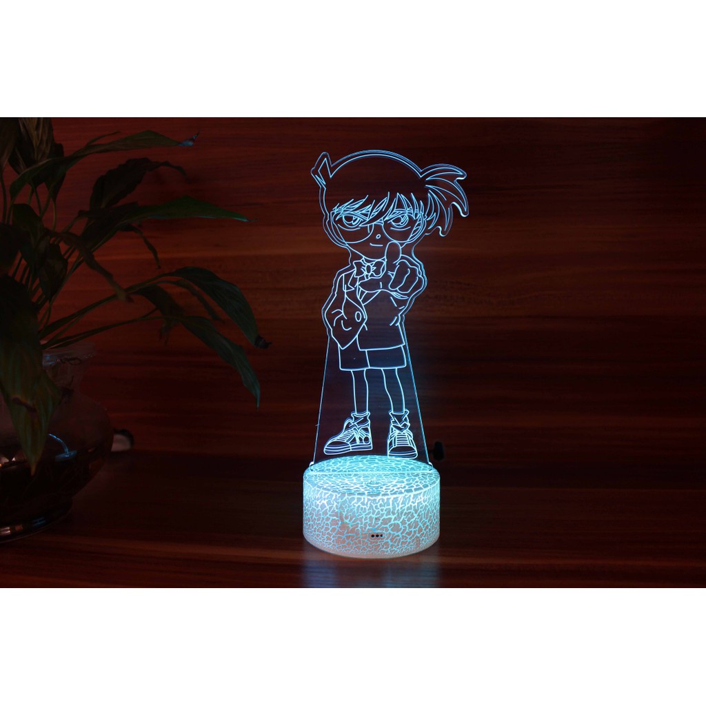[現貨]名偵探柯南3D視覺立體燈 兇手就是你Detective Conan 動漫人物 檯燈LED錯覺小夜燈趣味創意禮物