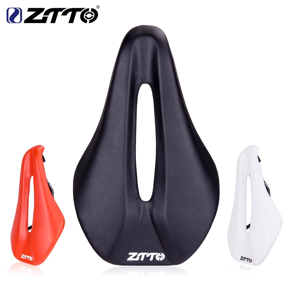 Ztto MTB 公路自行車公路車鞍座 ZD7 自行車人體工學短鼻子設計鞍座寬而舒適長途 146mm 超輕 TT 座空心