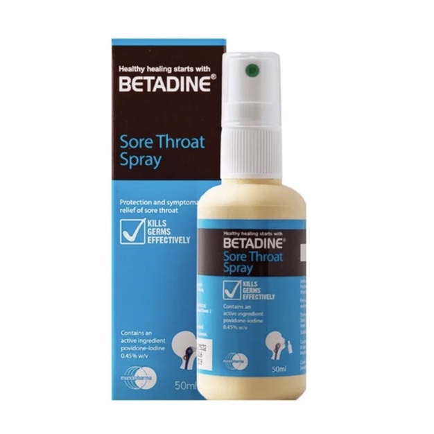 必達定 Betadine throat spray