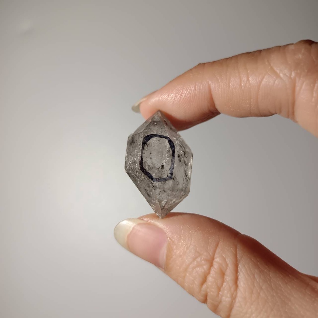 能量星球✳水膽水晶 Enhydro Quartz 黑水膽 包裹體 晶中晶
