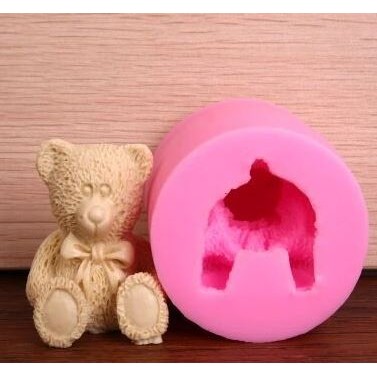 立體 小熊 矽膠皂模 3d 蠟燭 手工皂 皆可用