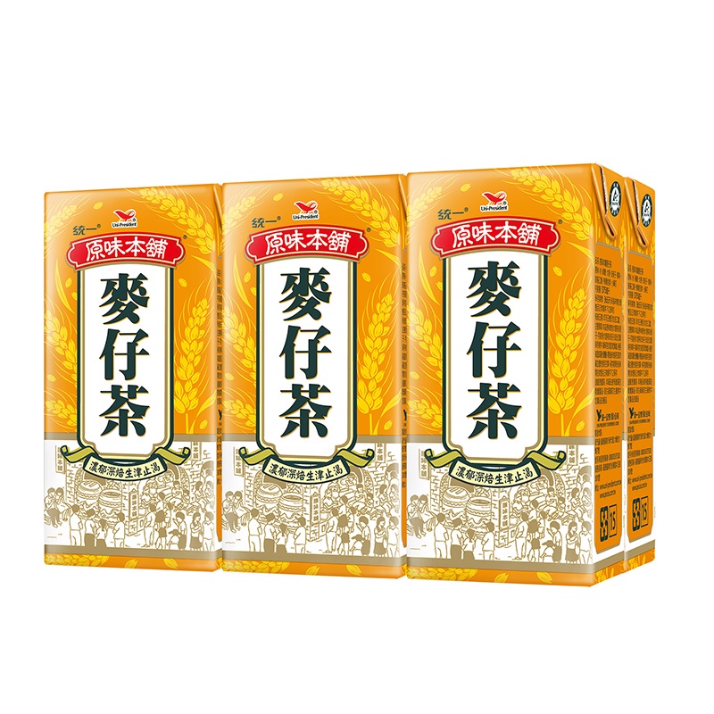 統一 原味本舖麥仔茶 375ml x 6【家樂福】