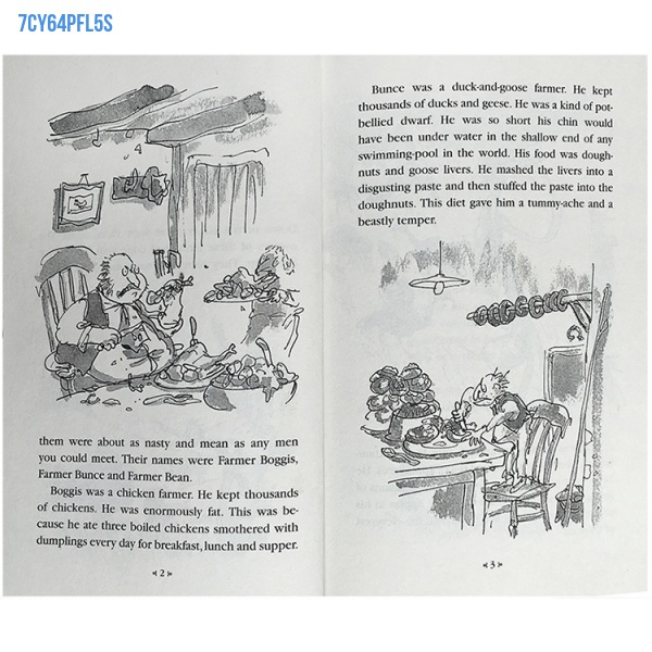 新款原版英文了不起的狐狸爸爸Fantastic Mr. Fox羅爾德達爾Roald Dahl國小一二三四年級推薦小說章節