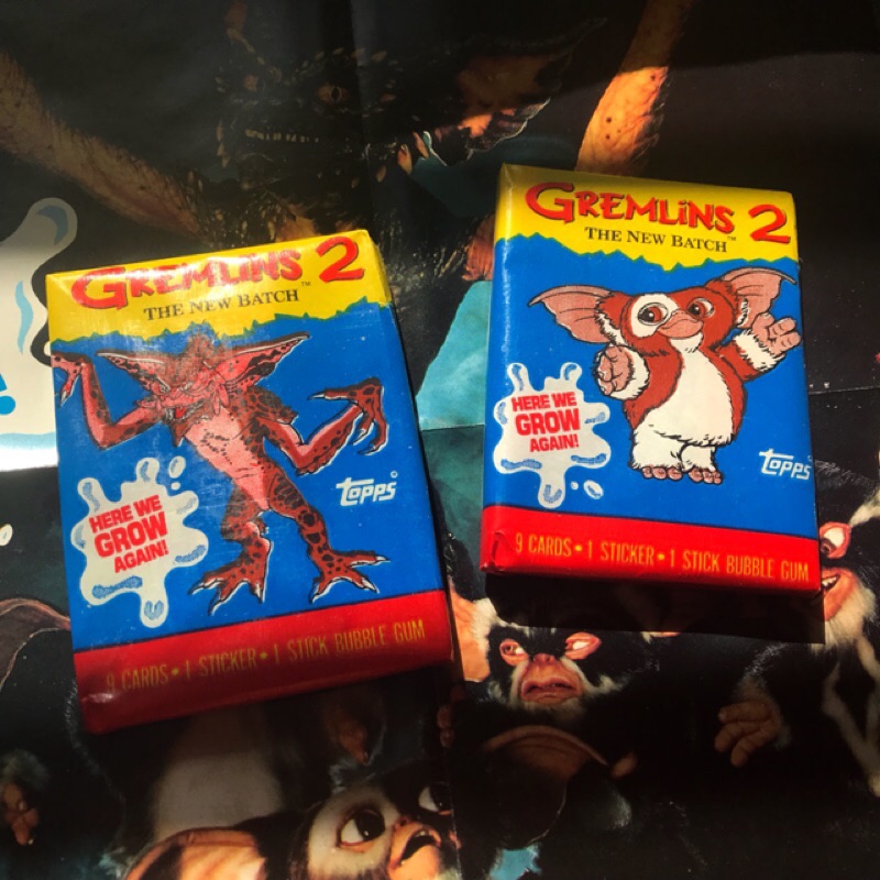 絕版老玩具 復古 Gremlins 小魔怪 小精靈 收藏卡