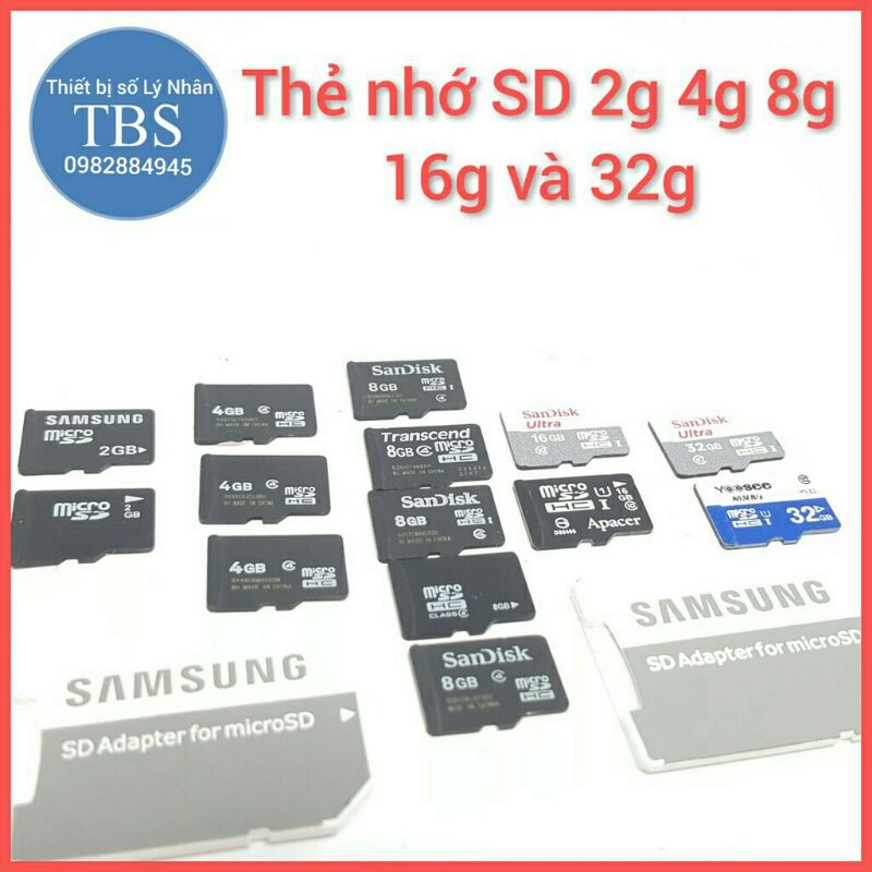 Micro SD 存儲卡 2g 4g 8g 16g 品牌, 仍然是新的。