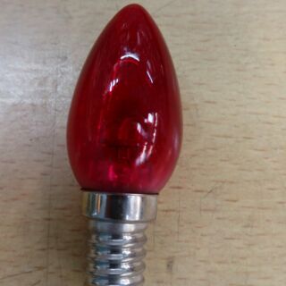 紅色C7 LED E12燈泡 0.5W 110V