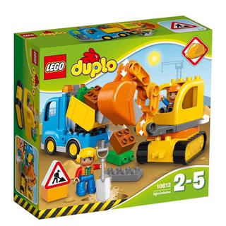 [ 玩樂磚家 ] LEGO 10812 卡車與履帶式挖土機 Duplo 得寶系列