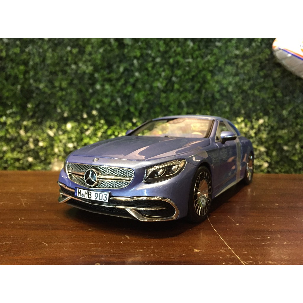 1/18 Norev Mercedes-Maybach S650 Cabriolet 2018 183471【MGM】