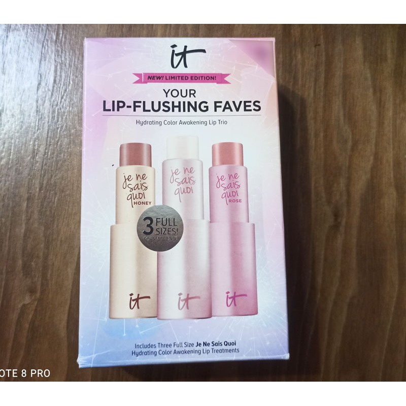 (現貨在台)IT cosmetics Your Lip-Flushing Faves 3件式護唇膏組