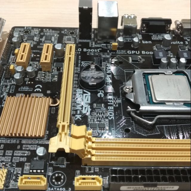 Asus B85M-K保固中+Intel G3440