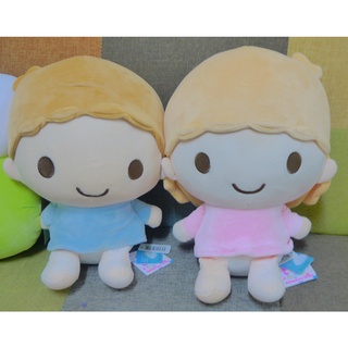 正版﹝Sanrio授權﹞※Little Twin Stars雙子星※新版【kiki lala軟Q材質】絨毛布偶(2入)