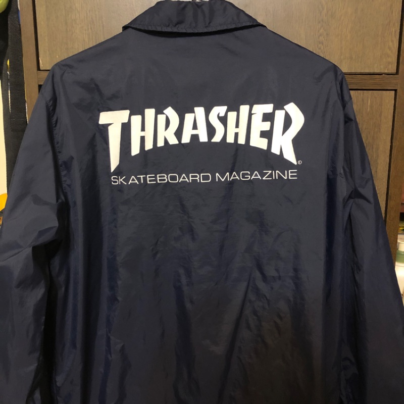 Thrasher 教練外套深藍色L號