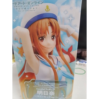 日版 TAITO SAO Coreful 刀劍神域 結城明日奈 亞絲娜 水手服 公仔