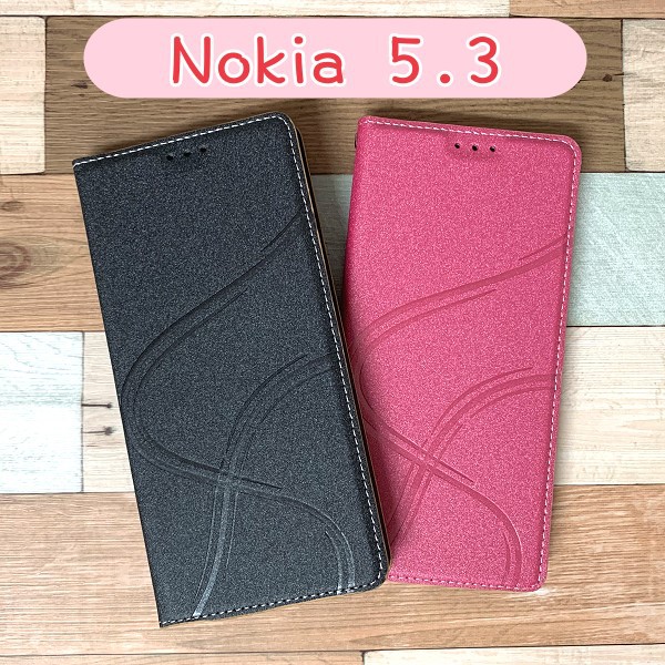 青春系列皮套 Nokia 5.3 (6.55吋) 手機皮套 時尚壓紋 隱形磁扣