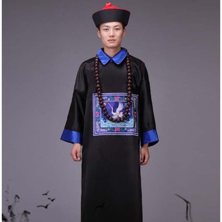 🌹手舞足蹈舞蹈用品🌹中國男古裝/清朝官服/大臣服+官珠/購買價$1400元/出租價$500元