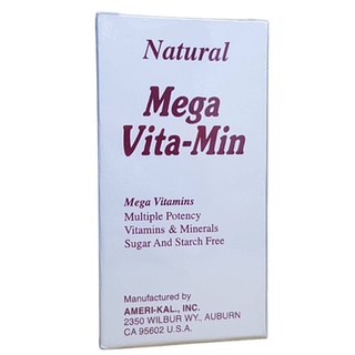 Mega Vita-Min 盈達佳維他命膜衣錠 30s/罐 美國原裝