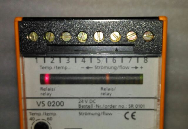 🌞二手現貨保固 德國製IFM易福門VS0200 SR0101流量傳感器24VDC控制監視器(流量監控/溫度監控)LED