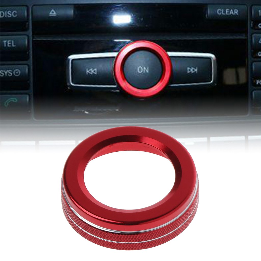 一入 紅色 鋁合金 音量調節旋鈕 裝飾蓋 汽車內飾 適用 14-20 X156 GLA250 GLA45