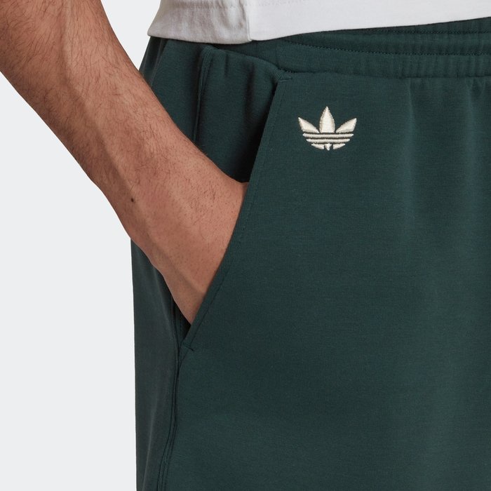 RTG】ADIDAS OG NEW C SHORTS 短褲棉褲綠色小三葉草刺繡經典三條線男款HR8652 | 蝦皮購物