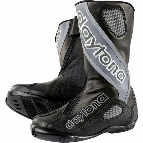 【德國Louis】Daytona 摩托車靴 黑槍銅配色安全硬殼技術Gore-Tex防水透氣運動競技機車鞋長靴602150