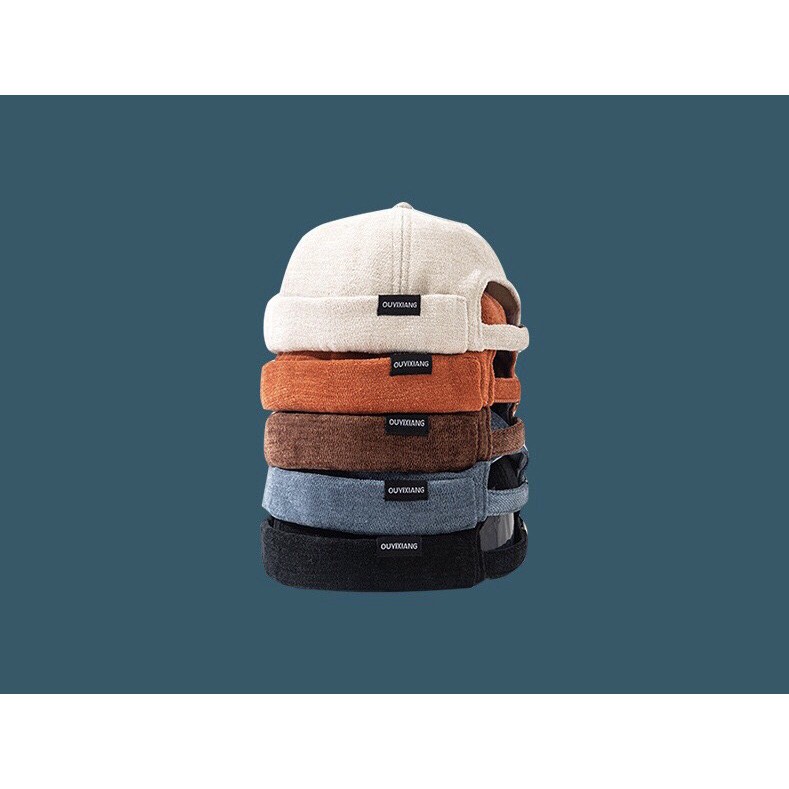 Scottybear 那隻熊cm0 水兵帽 側標古著單品復古單品帽子短毛帽水兵帽地主帽瓜皮帽穿搭 蝦皮購物