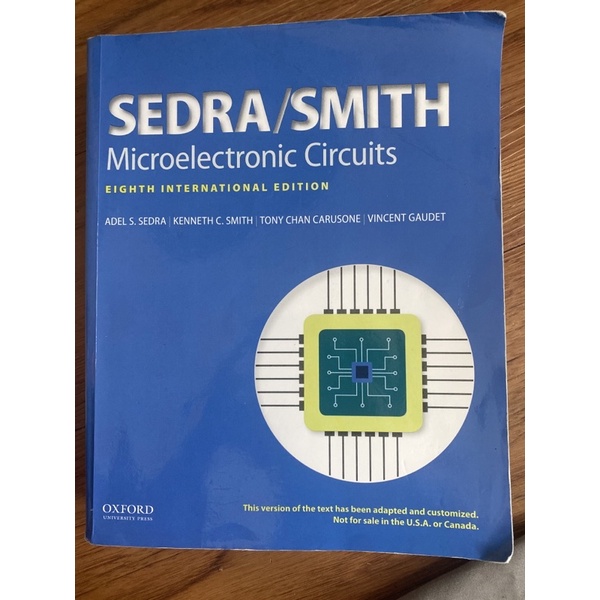 Mircroelectronic Circuits 8/e Sedra/Smith 電子學原文書第八版