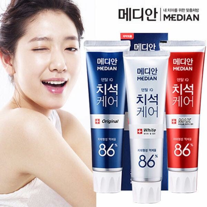 韓國MEDIAN86%強效去垢牙膏18條
