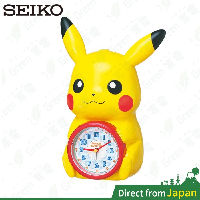 SEIKO 皮卡丘 卡通造型鬧鐘 時鐘 JF379A CQ421Y 神奇寶貝 pokemon 21年款 JF384A