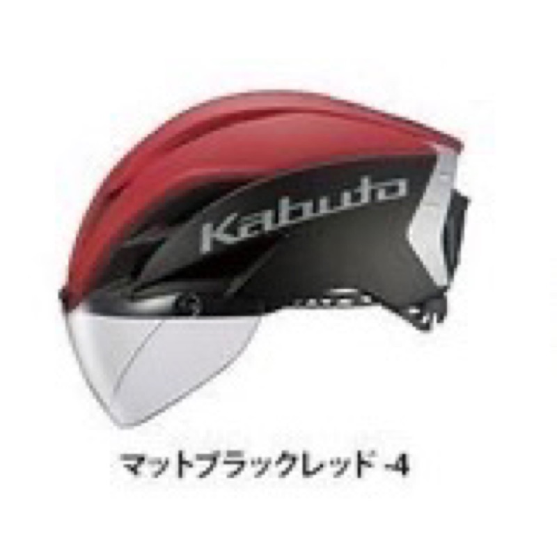 OGK kabuto Aero R1 尺寸L/XL適合頭圍59-61cm安全帽 從日本帶回來 無紙箱 的消光 黑/紅