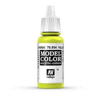 Acrylicos Vallejo 模型色彩 Model Color 078 70954 黃綠色 17ml