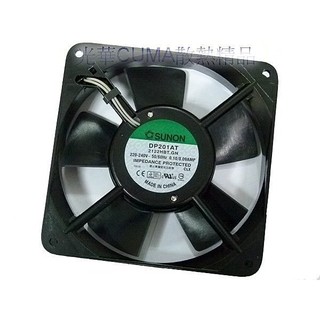 光華CUMA散熱精品*SUNON DP201AT-2122HBT/AC 220V/插PIN式/雙滾珠/12公分風扇~現貨