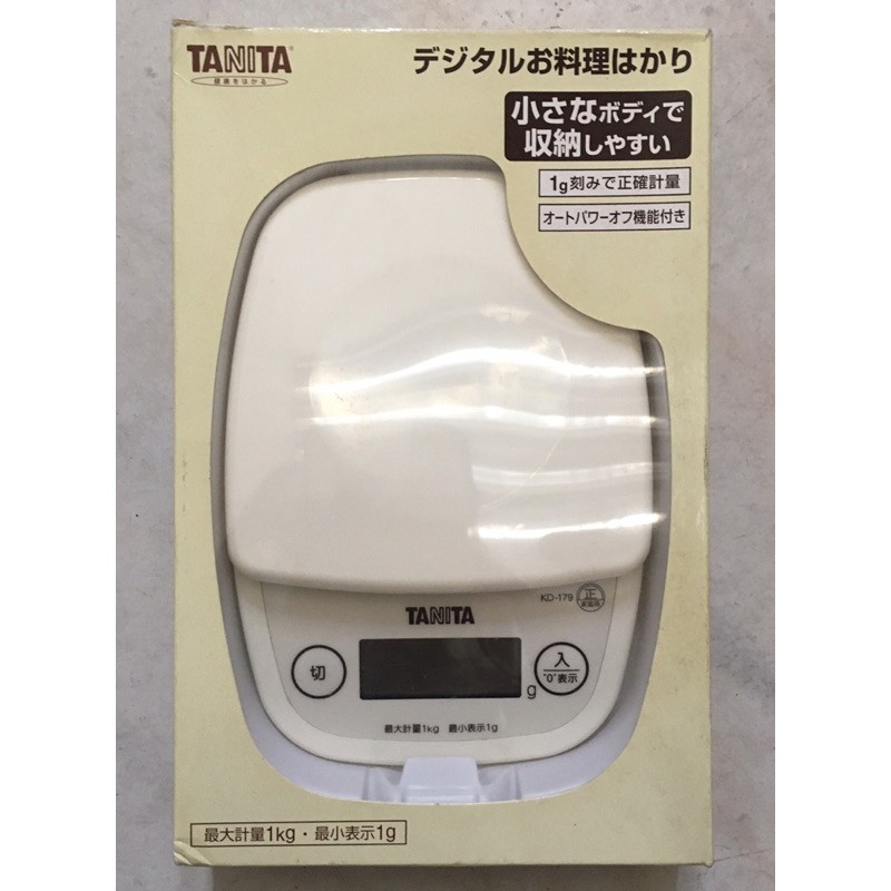 日本帶回正版TANITA料理用磅秤 KD-179 家庭用電子秤 電子料理秤 染膏秤 省電裝置 自動關機 二手 正品