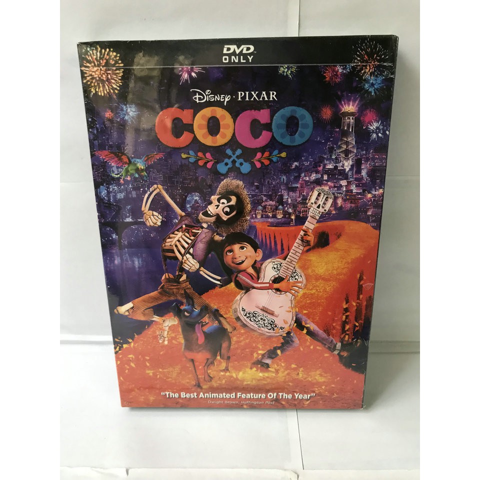 恒音 尋夢環遊記coco可可夜總會英文原版原音卡通電影dvd碟片無中文 蝦皮購物