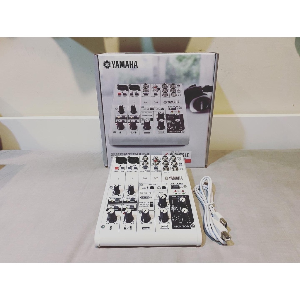 【全新僅拍照】Yamaha AG06 Mixer 6軌 USB 混音器 錄音介面 直播實況