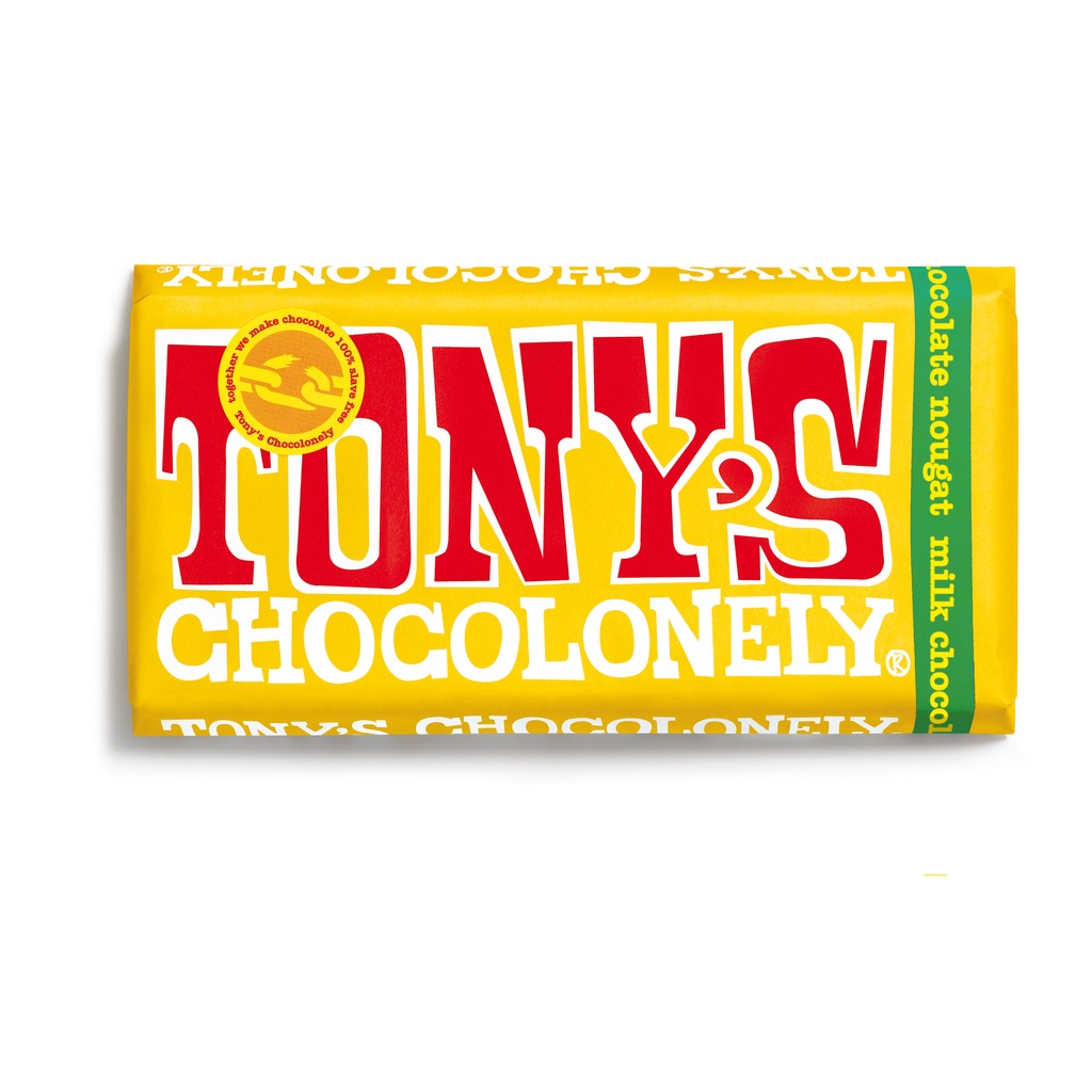 TONY'S CHOCOLONELY蜂蜜杏仁牛奶巧克力/ 180公克　eslite誠品