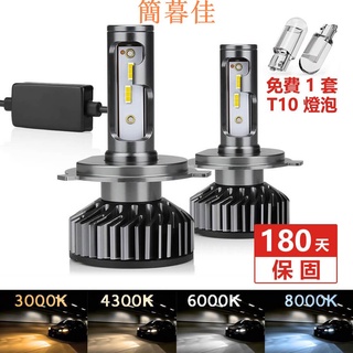 【簡暮佳】免運一對 F2 CSP 汽車LED大燈 機車燈泡 4300k H4 H7 H11 9005 9006