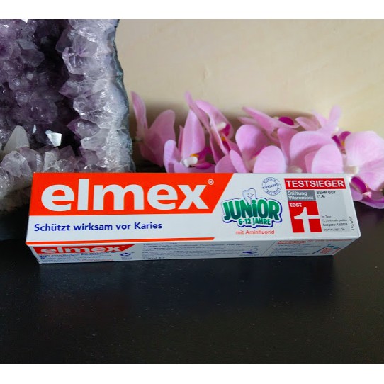 德國 Elmex 兒童牙膏JUNIOR, 75ML 6-12歲適用