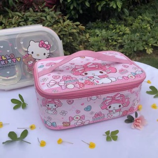卡通便當手提袋美樂蒂kitty大耳朵狗保溫便當袋